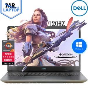 Dell G5 AMD Ryzen 7 Gaming Laptop  AMD Ryzen 7 4800H 2.9 GHz Turbo Boost Up to 4.2 GHz 8 Cores / 16 Threads 8GB DDR4 512GB SSD 6GB AMD Radeon RX 5600M GDDR6  15.6 inch 120Hz FHD   FP Reader Backlit Keyboard Windows 10  Supernova Silver.