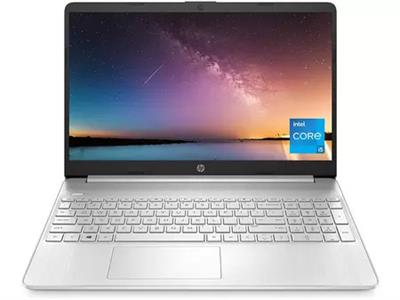 HP 15s fq5099nia - Intel Core i7 12th Gen 1255U (up to 4.7 GHz, 12M Cache) - 8GB Ram - 512GB SSD - 15.6" FHD micro-edge, anti-glare, 250 nits - Windows 11 -Backlight Keyboard - Silver