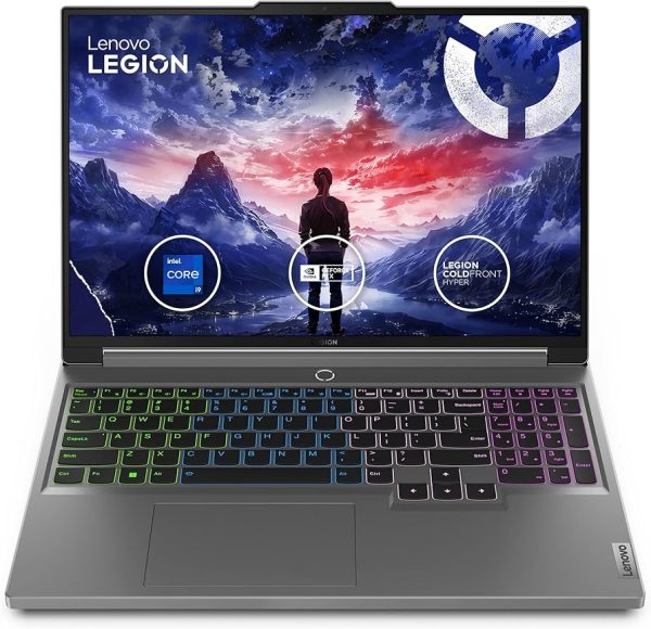 Lenovo Legion 5 16IRX9 Intel Core i9-14900HX Processor (4.10 GHz up to 5.80 GHz) 32GB Ram DDR5 5600Mhz 1TB SSD NVMe NVIDIA GeForce RTX 4060 6GB GDDR6 16" WQXGA (2560x1600) 165Hz IPS 350nits RGB Backlight KB Windows 11 Luna Grey