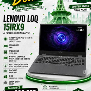 Lenovo LOQ 15IRX9 AI-Powered Gaming Laptop ICI5 13TH GEN